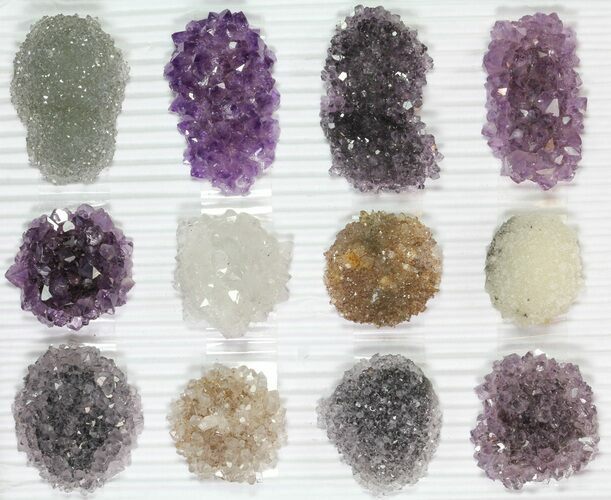 Lot: Amethyst Crystal Rosettes - Pieces #82599